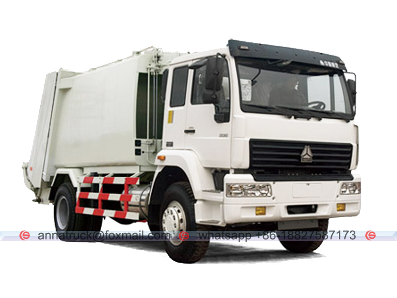 SINOTRUK HOWO Compactor Garbage Truck-2